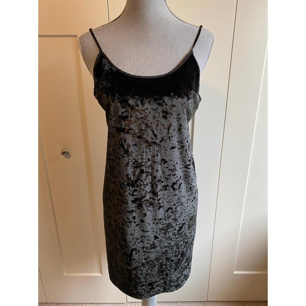 Victoria's Secret Slip Dress Silky Velvety Medium Adjustable Straps Coquette R1